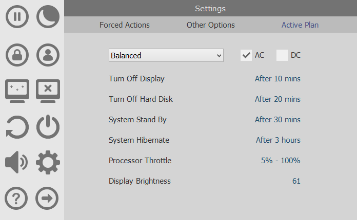 Power management utility